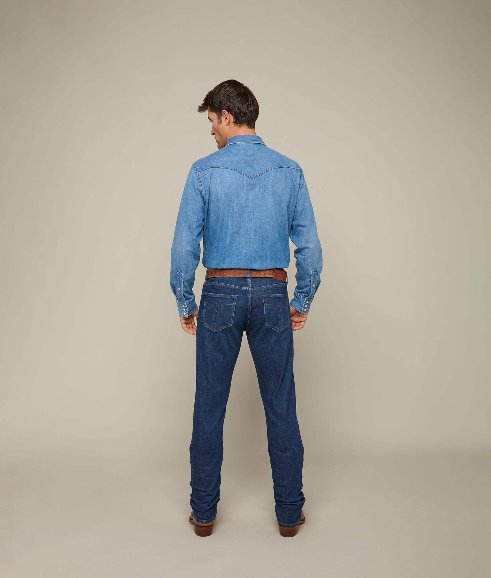 Jesse Men's Slim Straight Jean :: River - Image 4