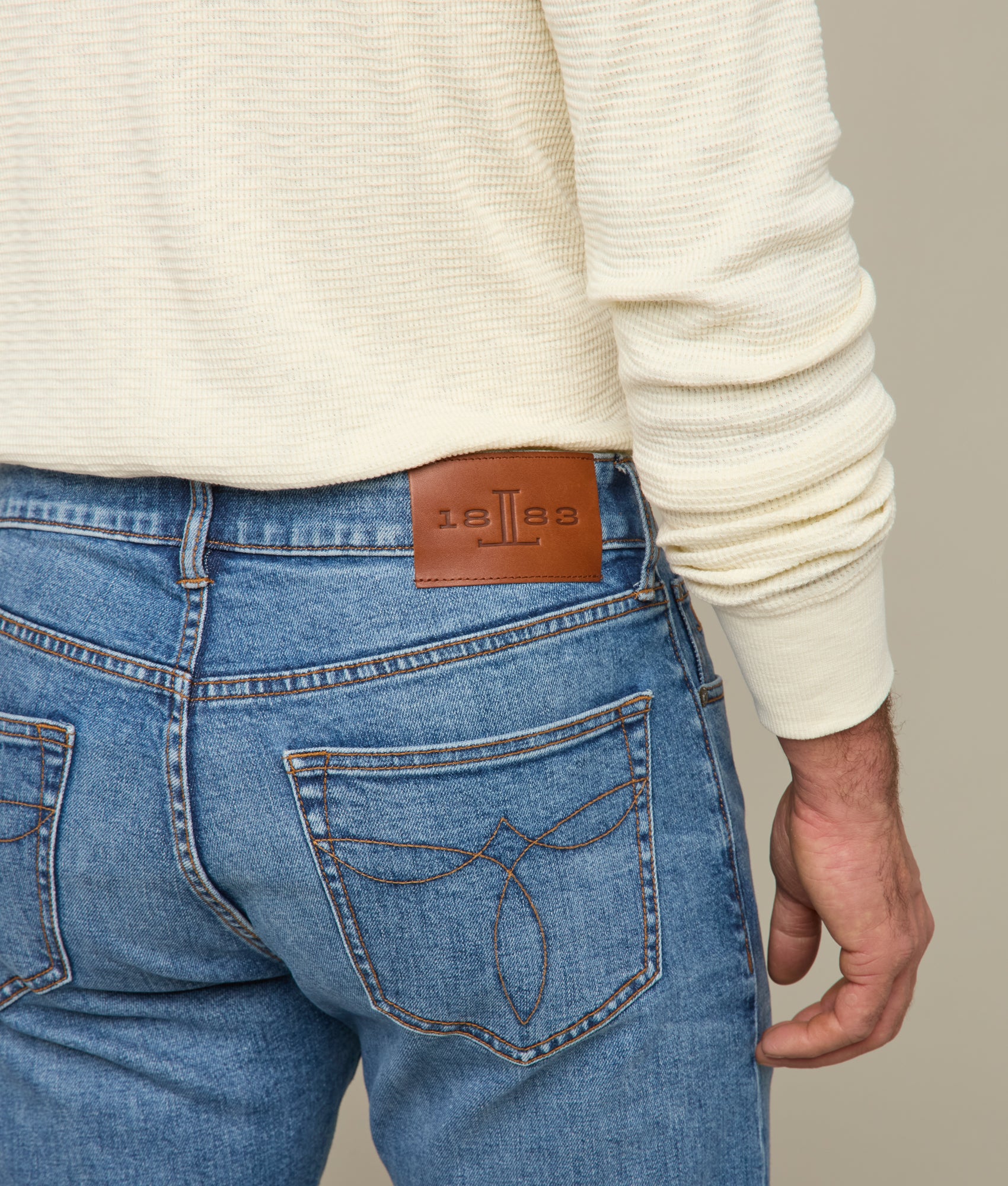 Jesse Men's Slim Straight Jean :: True Blue - Image 6