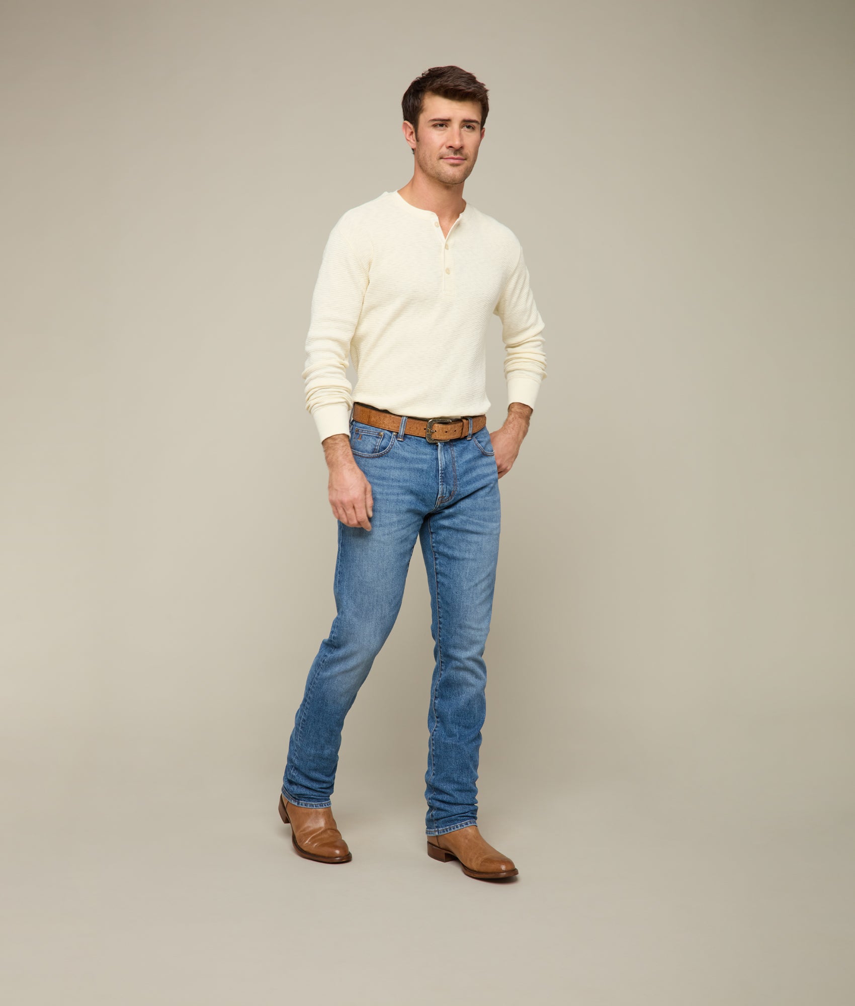 Jesse Men's Slim Straight Jean :: True Blue - Image 3