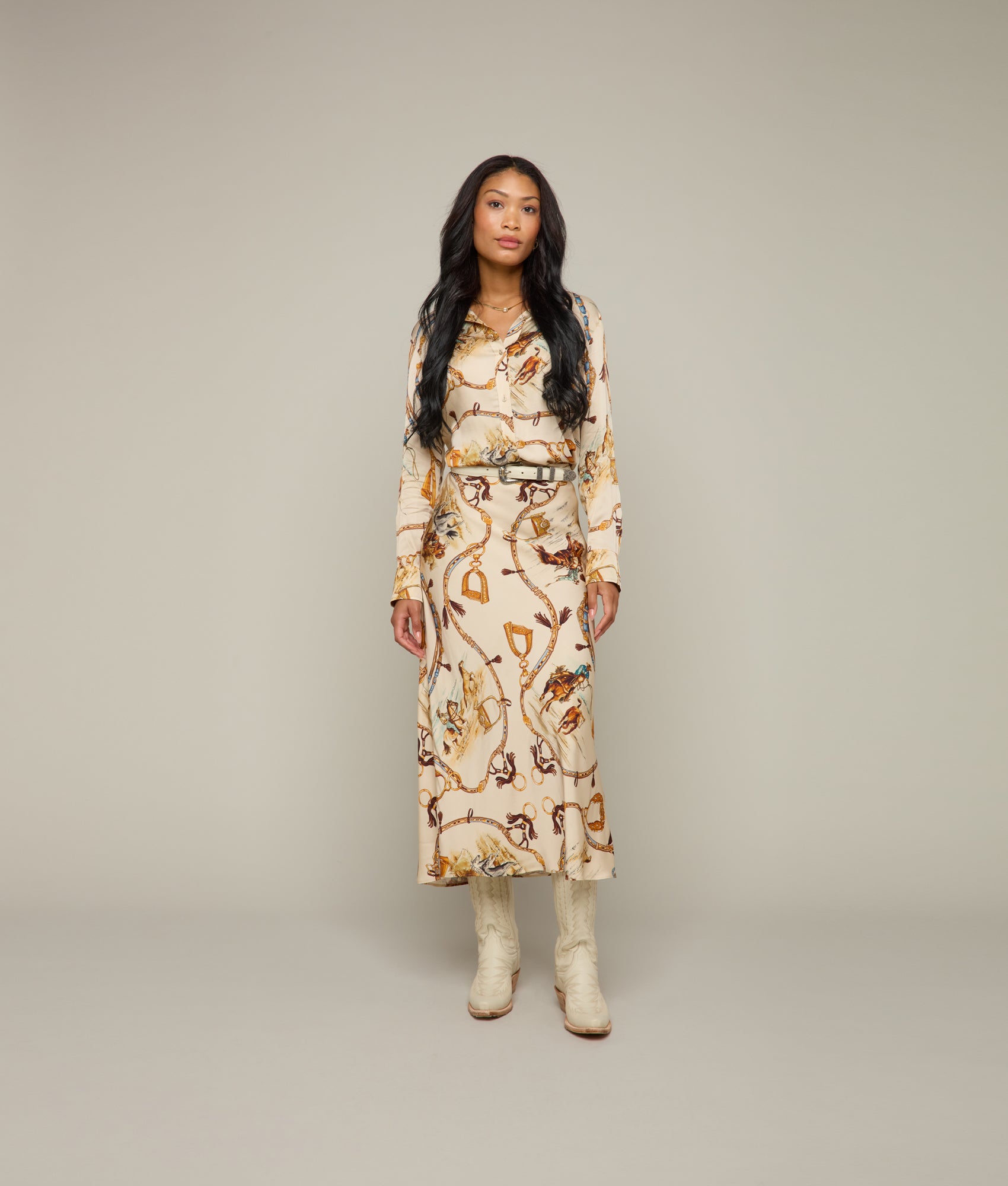 Carolina Blouse :: Cream/Multi - Image 4