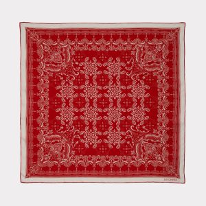 Mirrored L Scarf :: Red