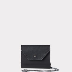 Short Wallet On A Chain :: Black