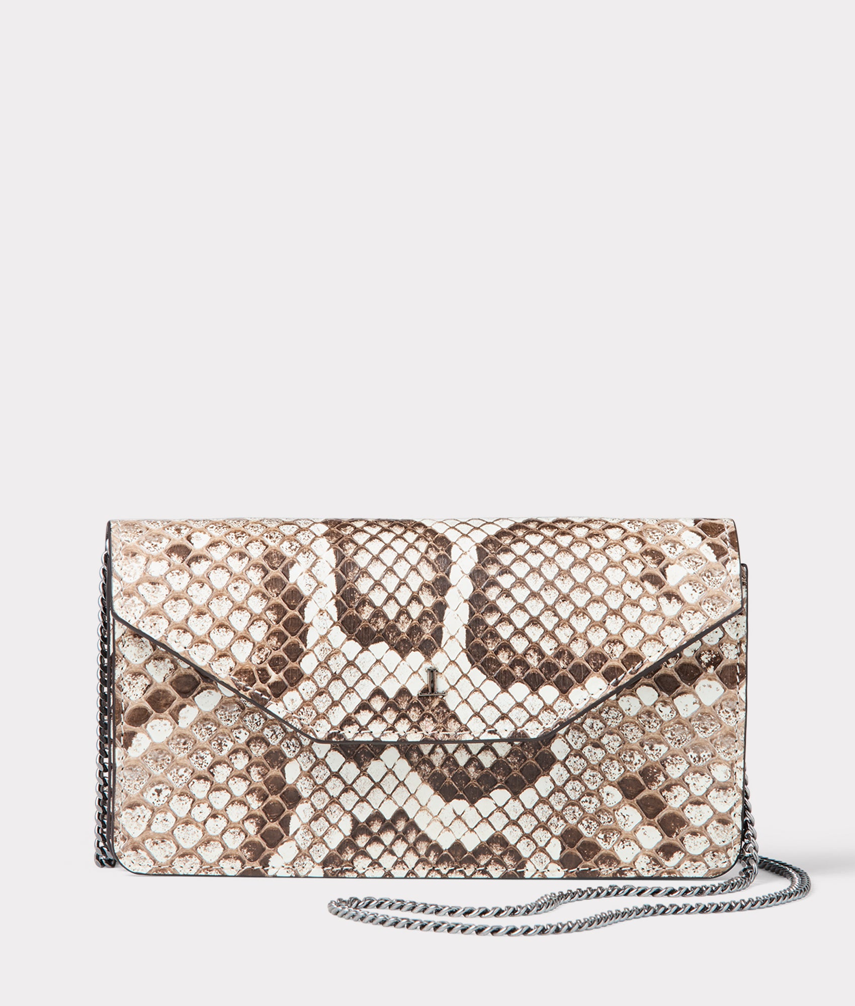 Long Exotic Wallet On A Chain :: Natural