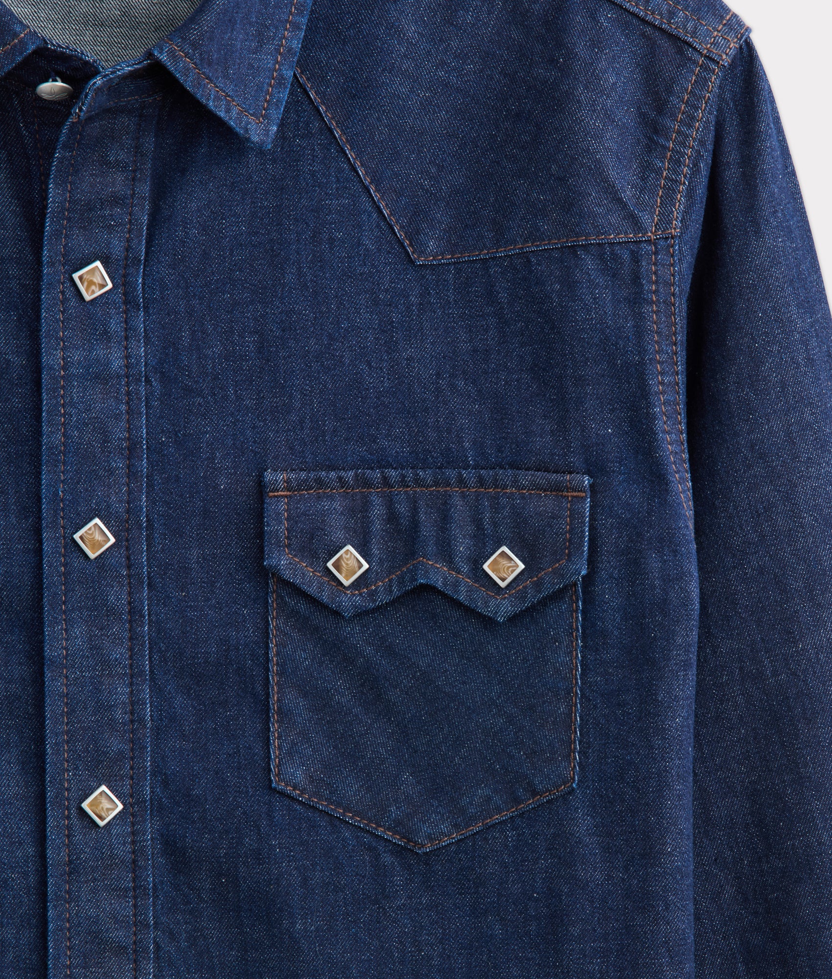 Sawyer Sawtooth Pocket Shirt :: Midnight - Image 6