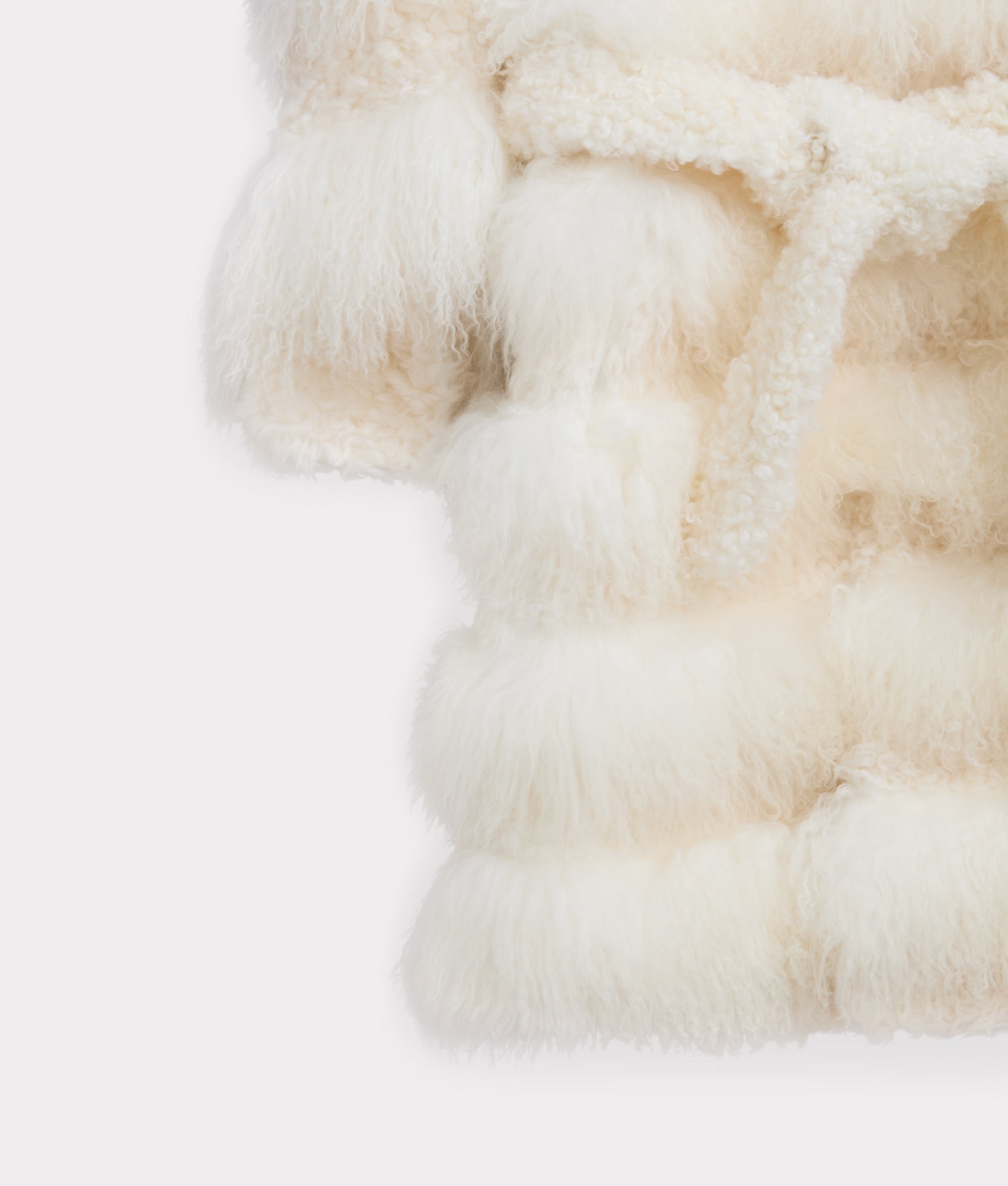 Anne Fur Coat :: White - Image 3