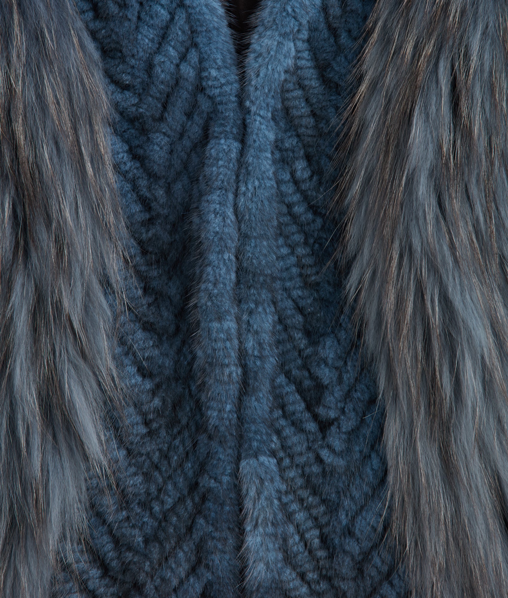 Janine Fur Jacket :: Turquoise - Image 12