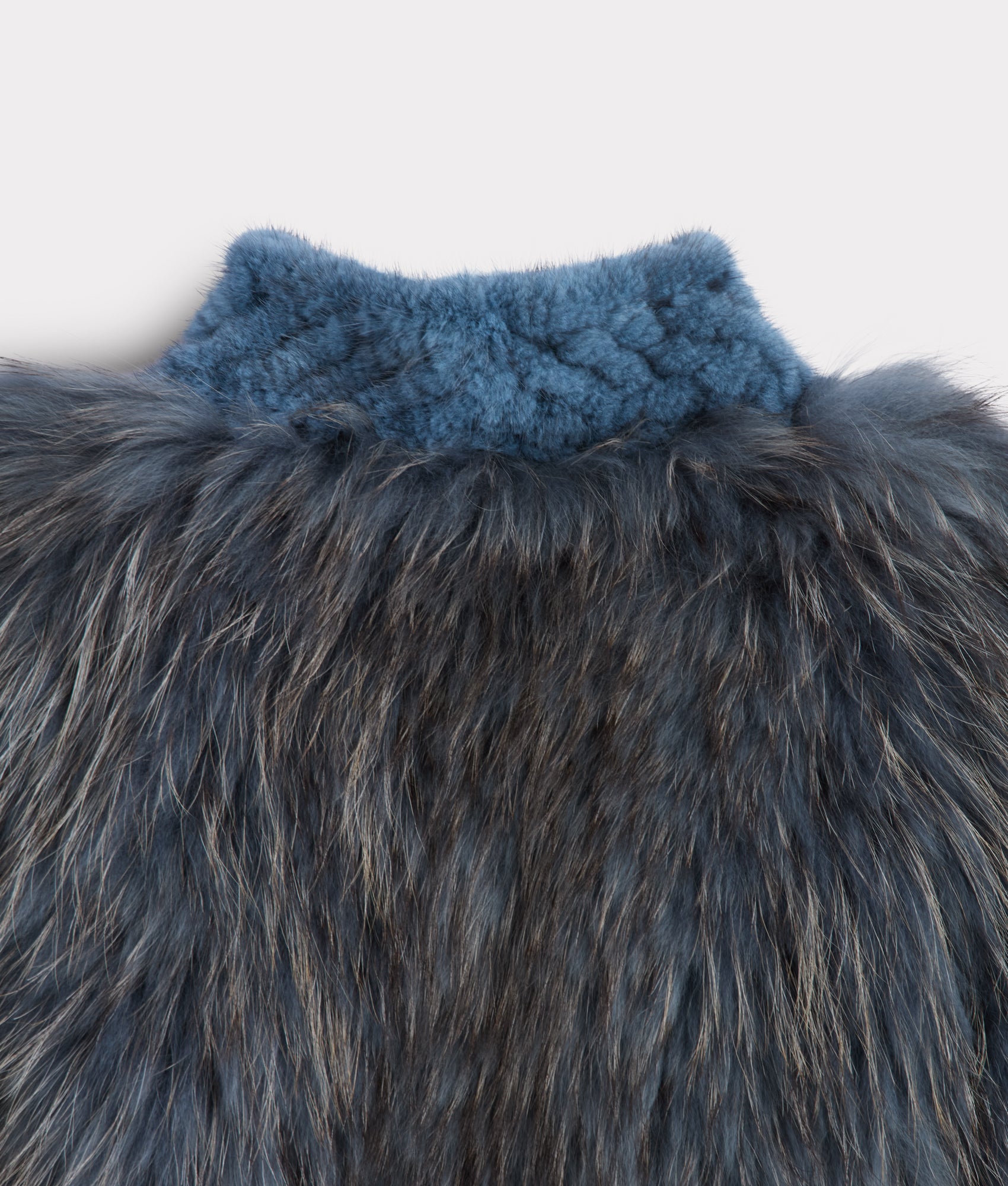 Janine Fur Jacket :: Turquoise - Image 10