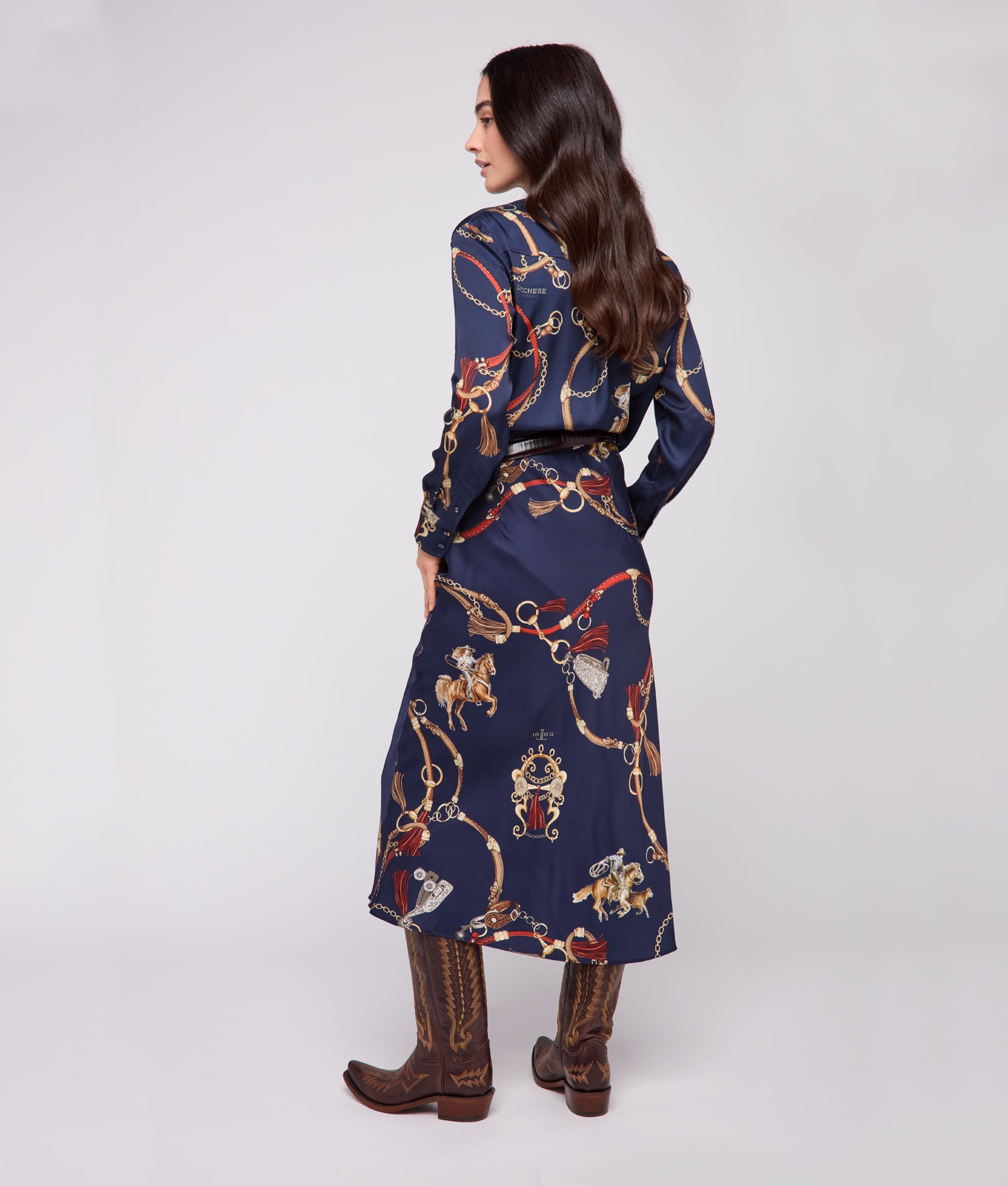 Carolina Blouse :: Navy/Multi - Image 5