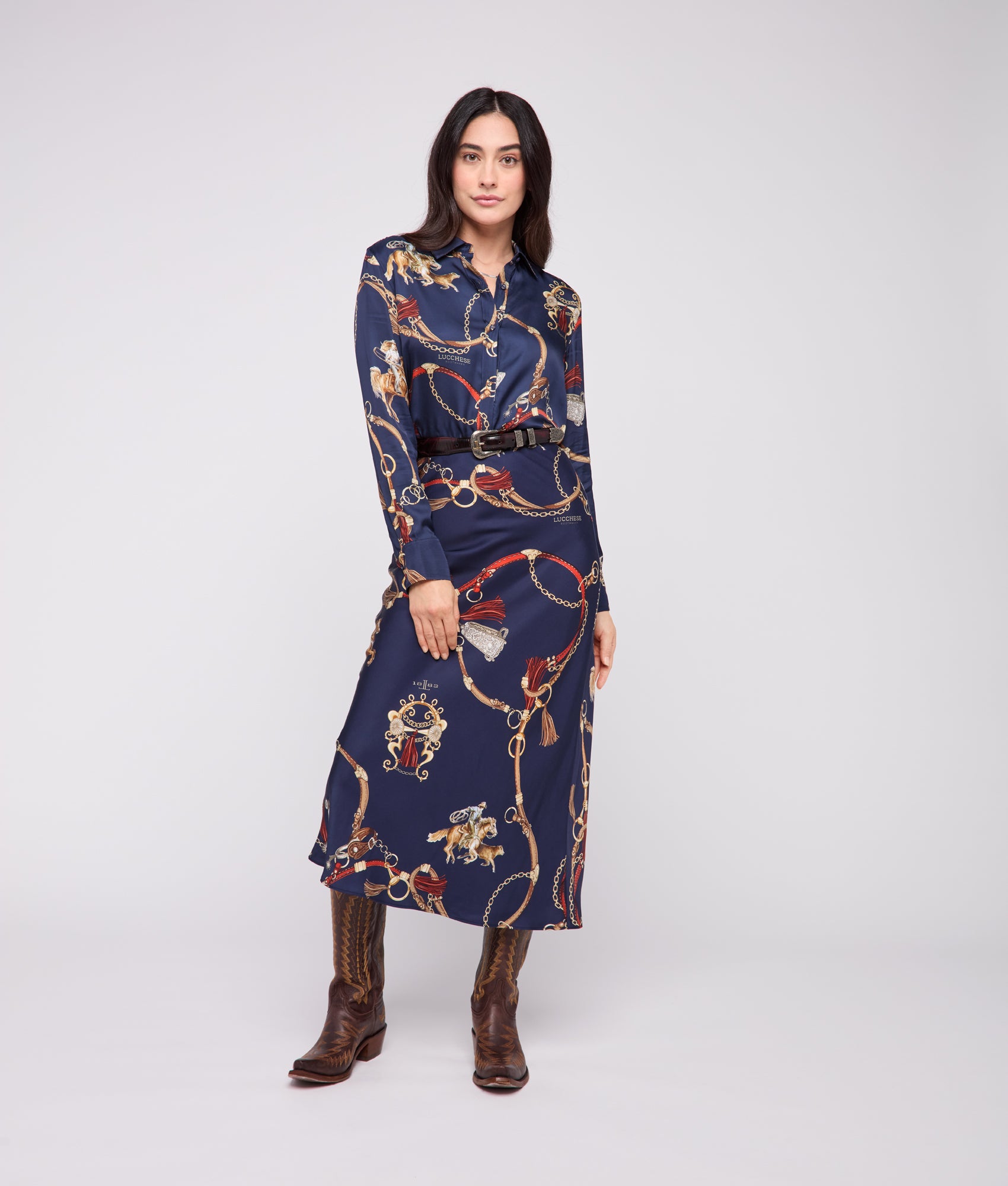 Carolina Blouse :: Navy/Multi - Image 2