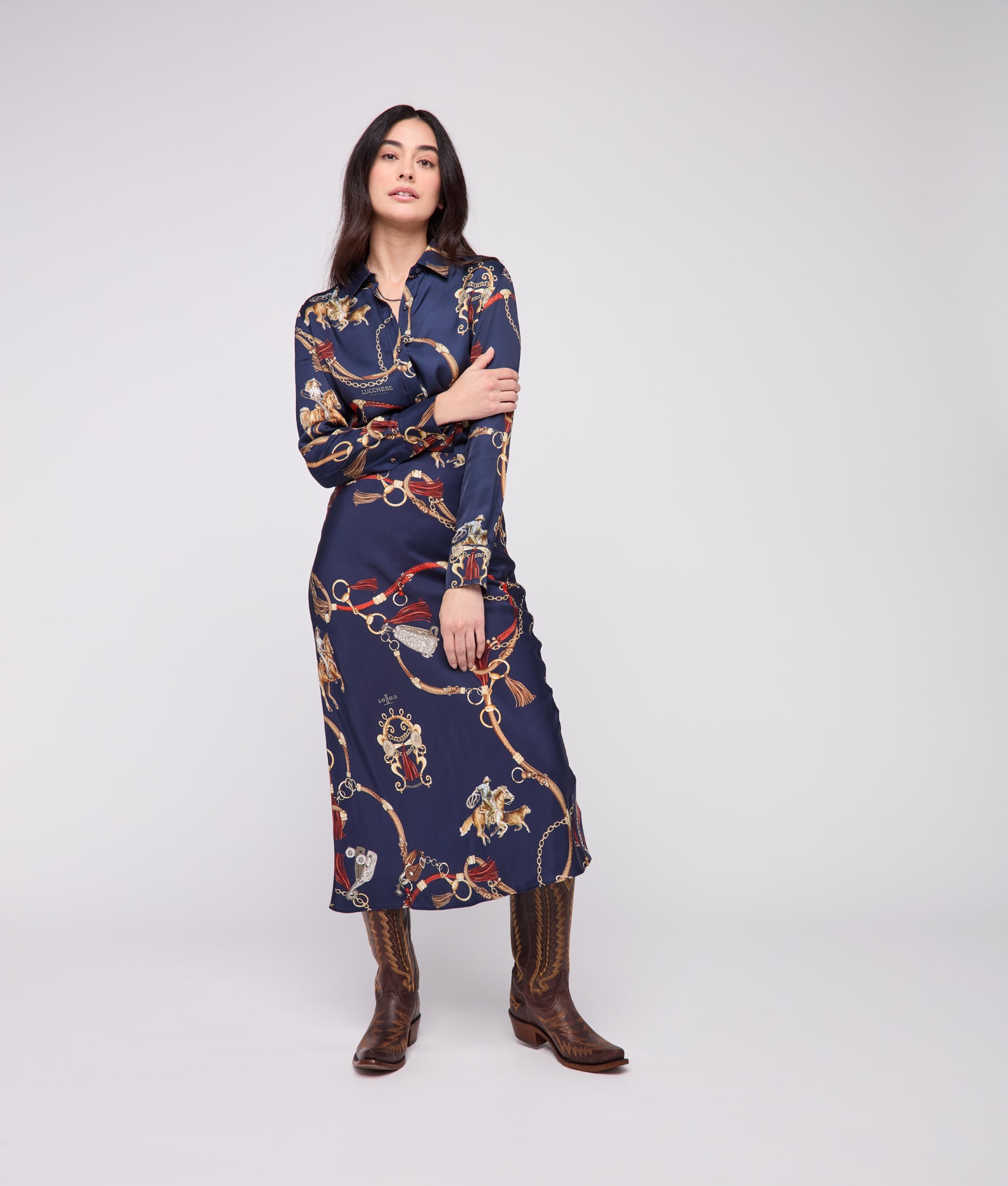 Carolina Blouse :: Navy/Multi - Image 3