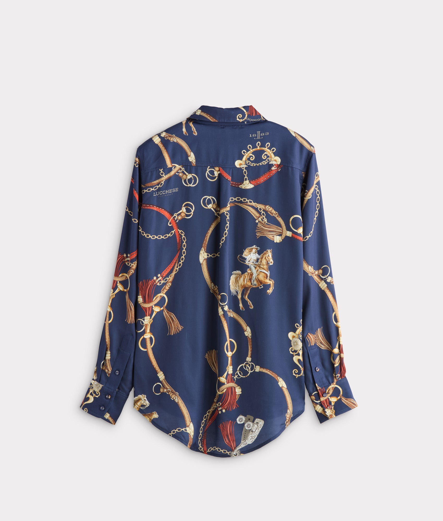 Carolina Blouse :: Navy/Multi - Image 8