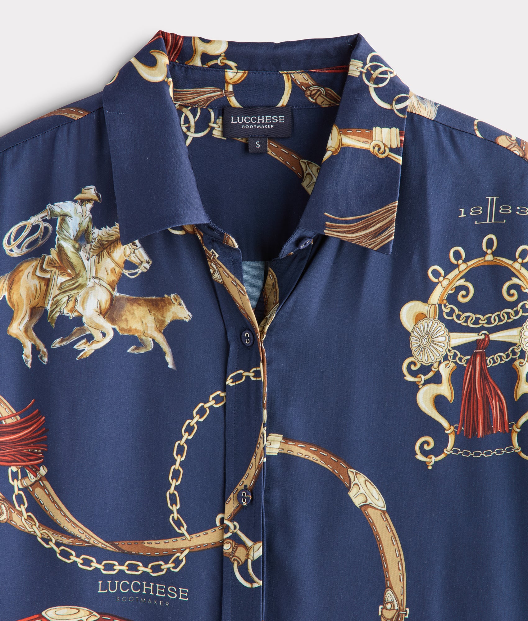 Carolina Blouse :: Navy/Multi - Image 9
