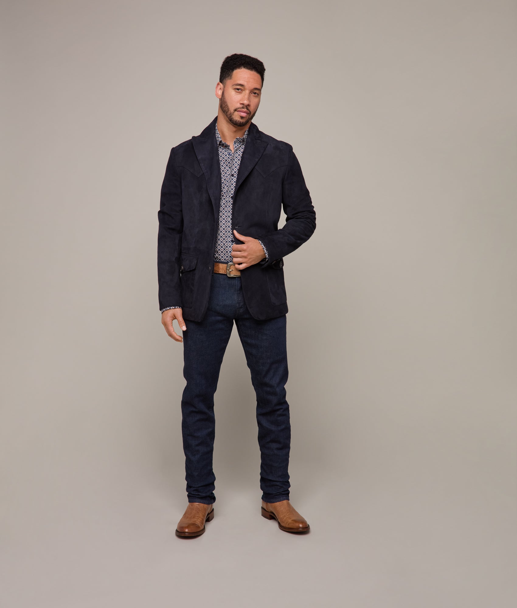 Rodeo Club Sport Coat :: Navy - Image 2