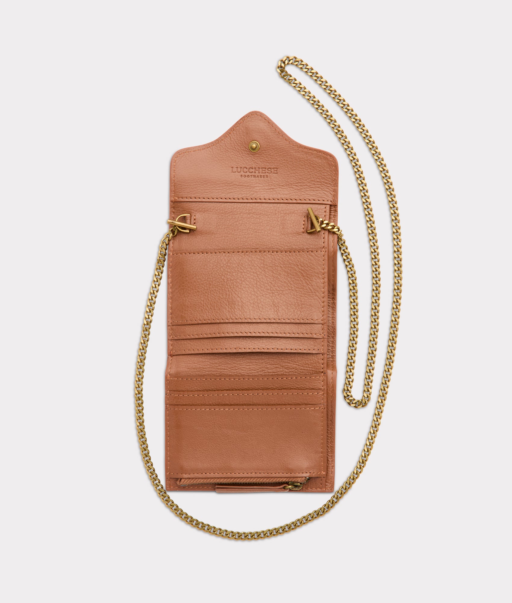 Short Exotic Wallet On A Chain :: Yellow - Image 2