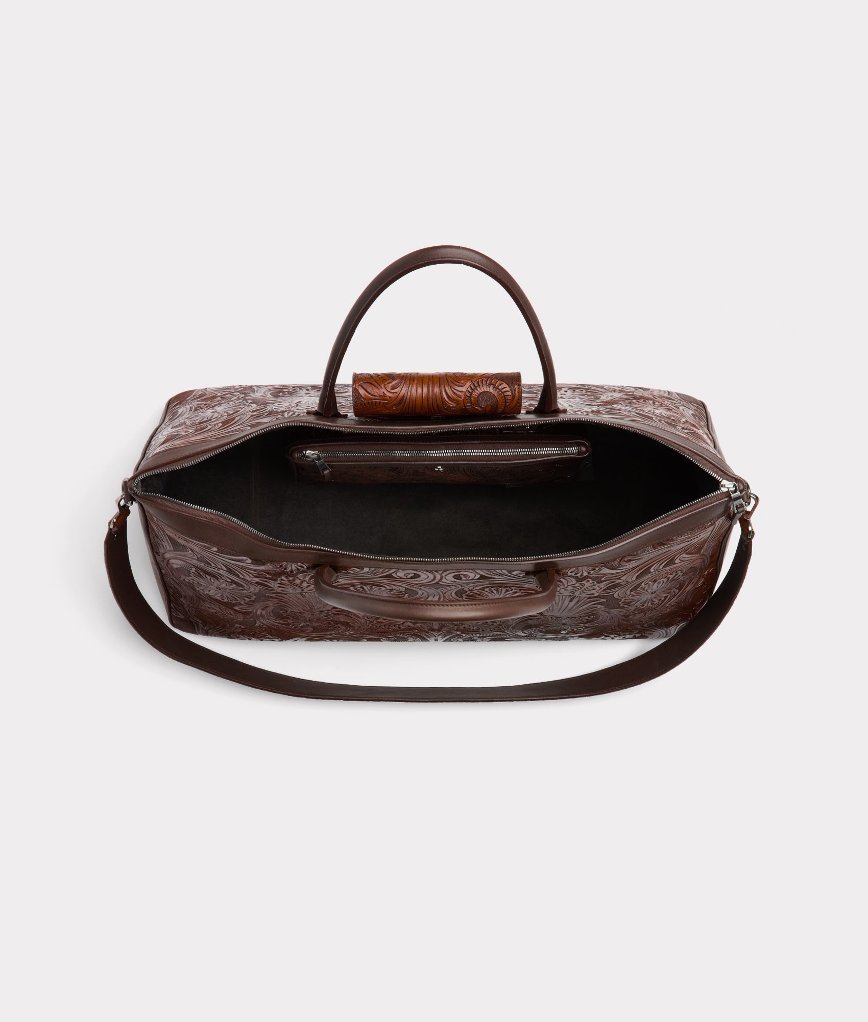 Intagliare Weekender Bag :: Congac - Image 9