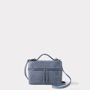 Lauren Exotic Vanity Tote :: Storm Blue