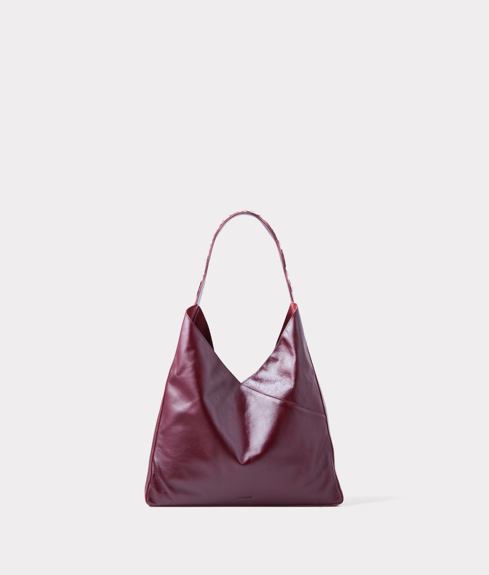 Goldie Concho Tote :: Burgundy - Image 3