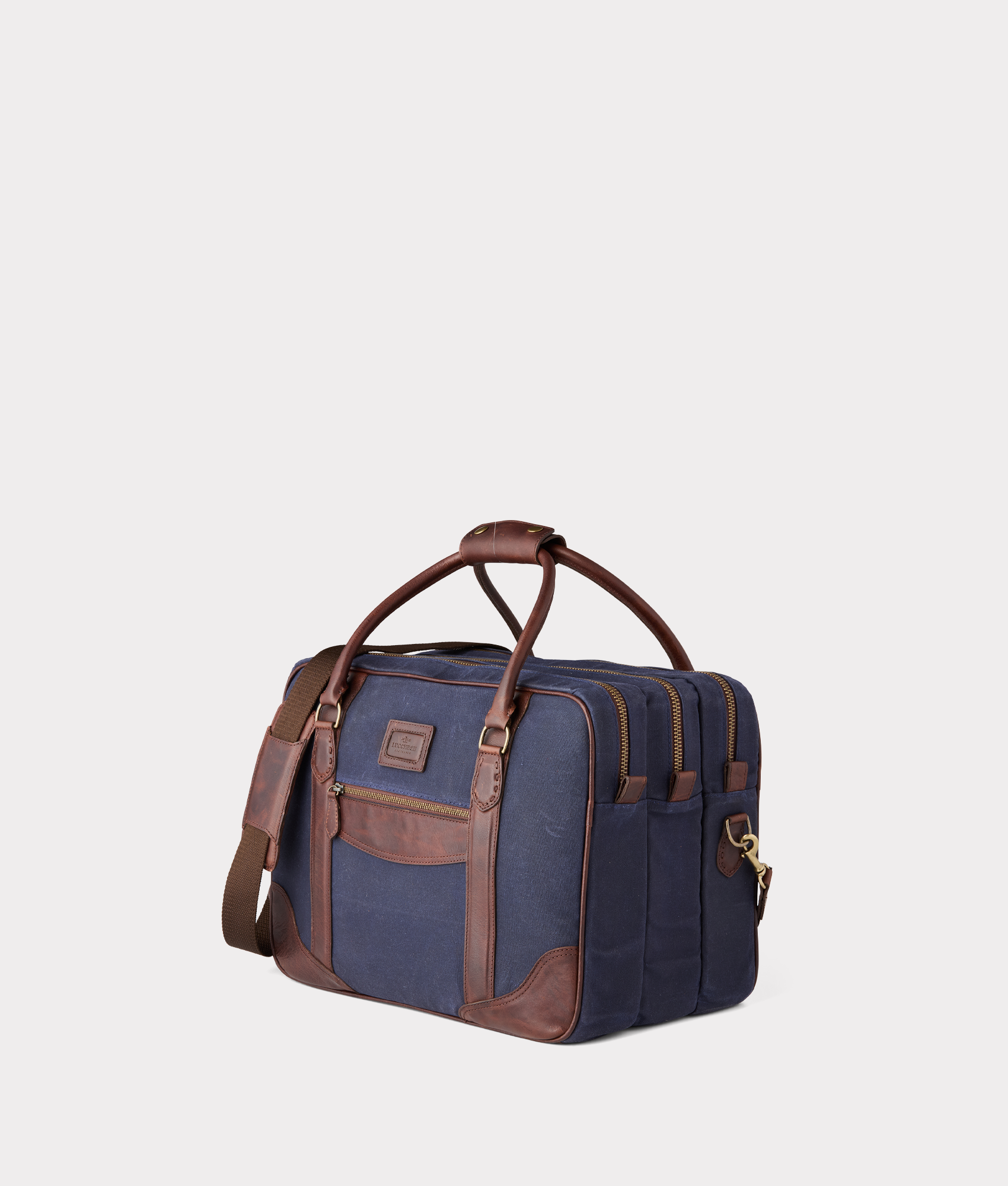 Everyday Waxed Canvas Cowboy Bag :: Navy - Image 7