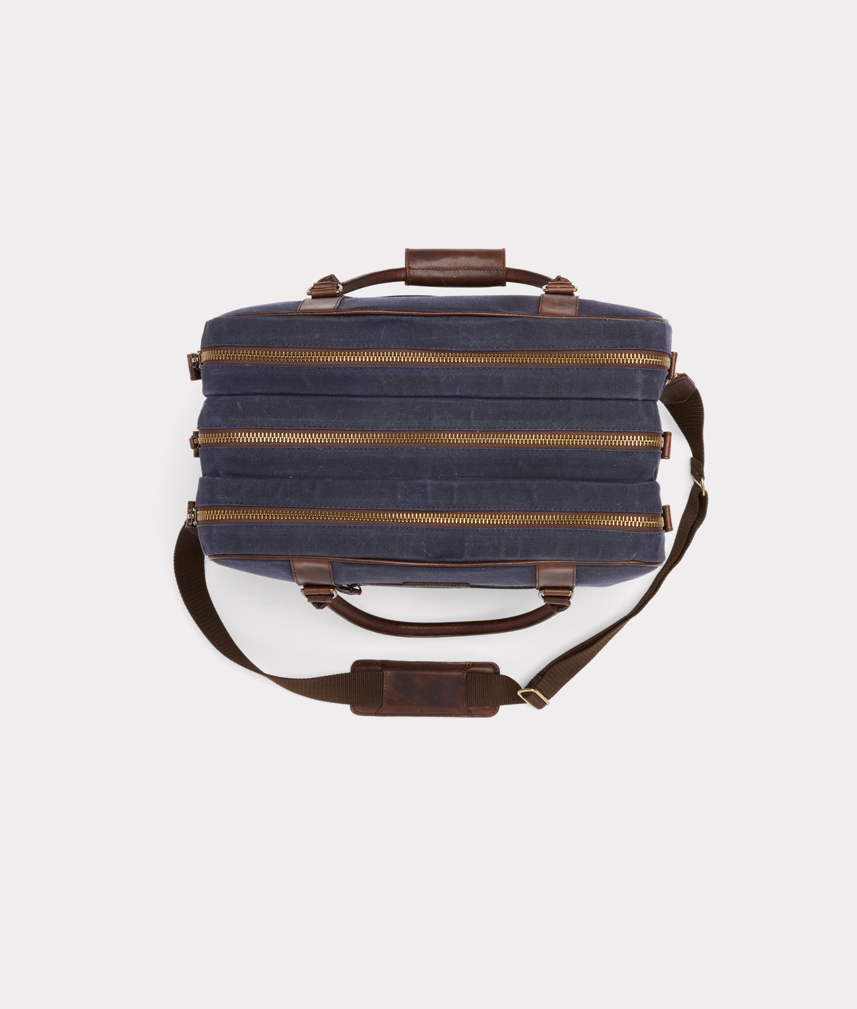 Everyday Waxed Canvas Cowboy Bag :: Navy - Image 11
