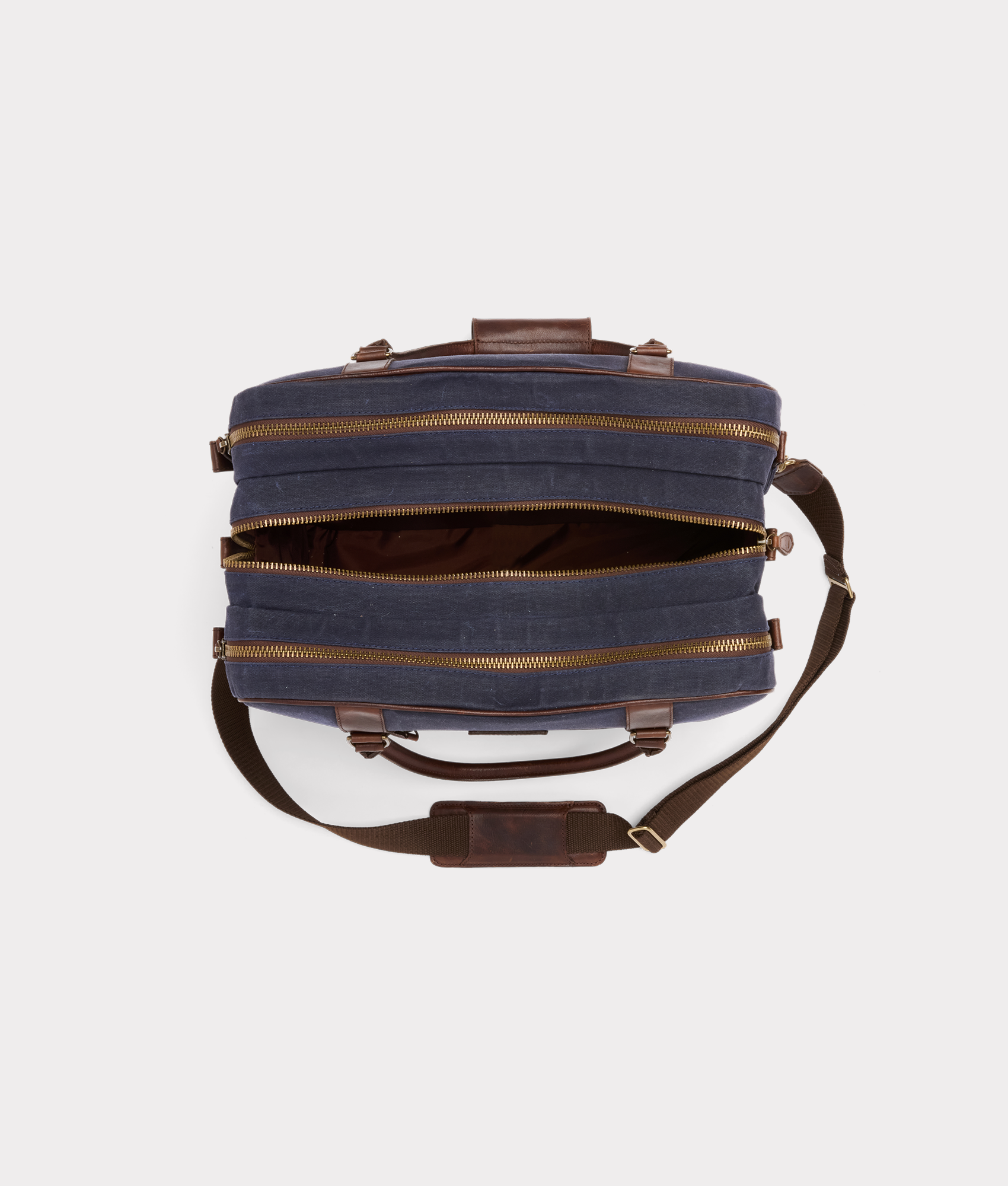 Everyday Waxed Canvas Cowboy Bag :: Navy - Image 12