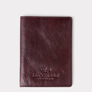 Cosmio Passport Cover :: Burgundy