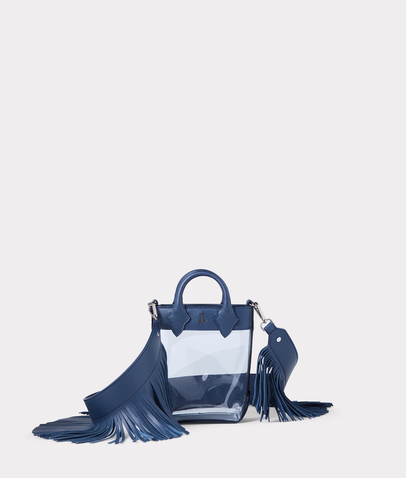 Fringe Handbag Strap :: Navy - Image 5