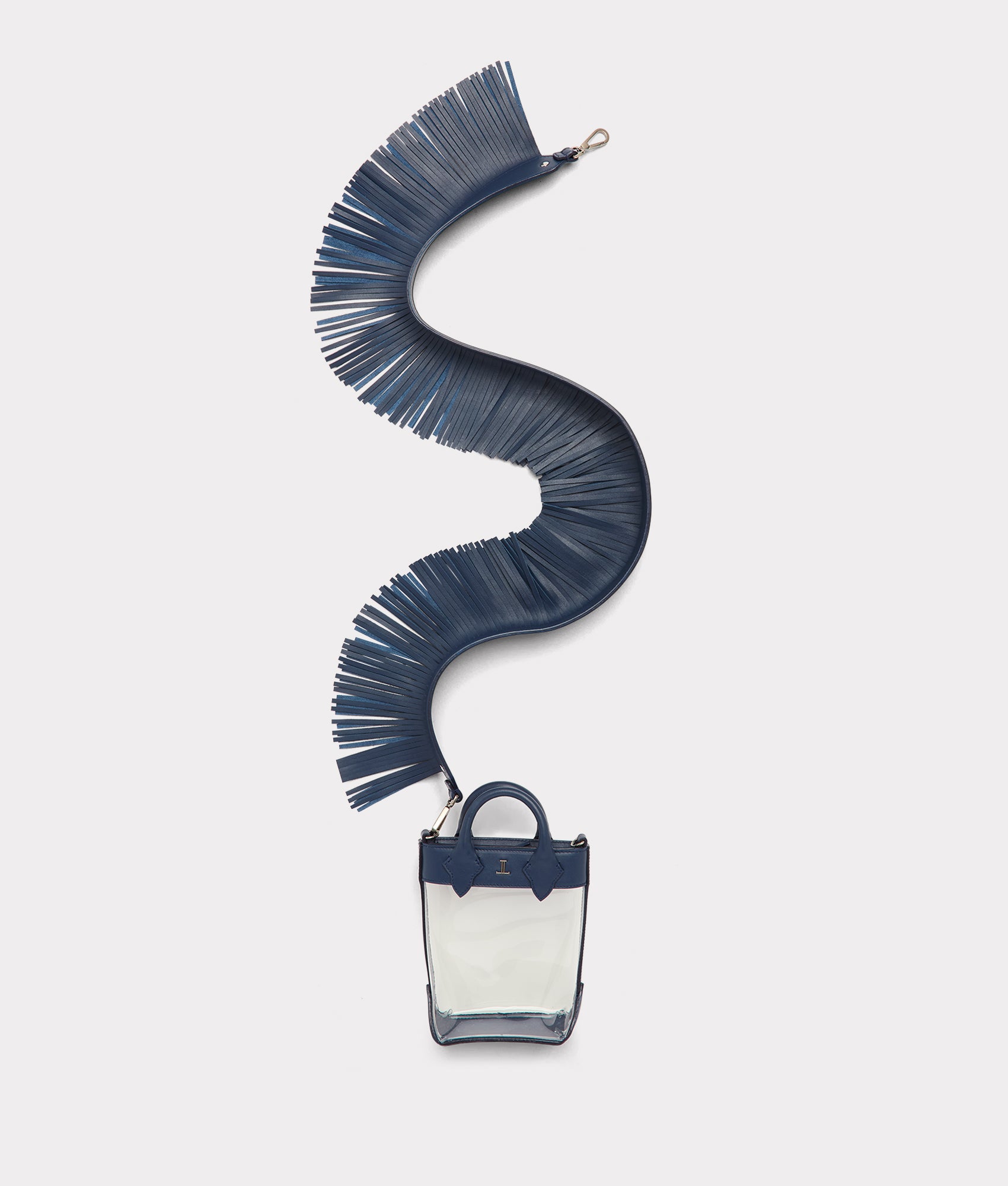 Fringe Handbag Strap :: Navy - Image 6