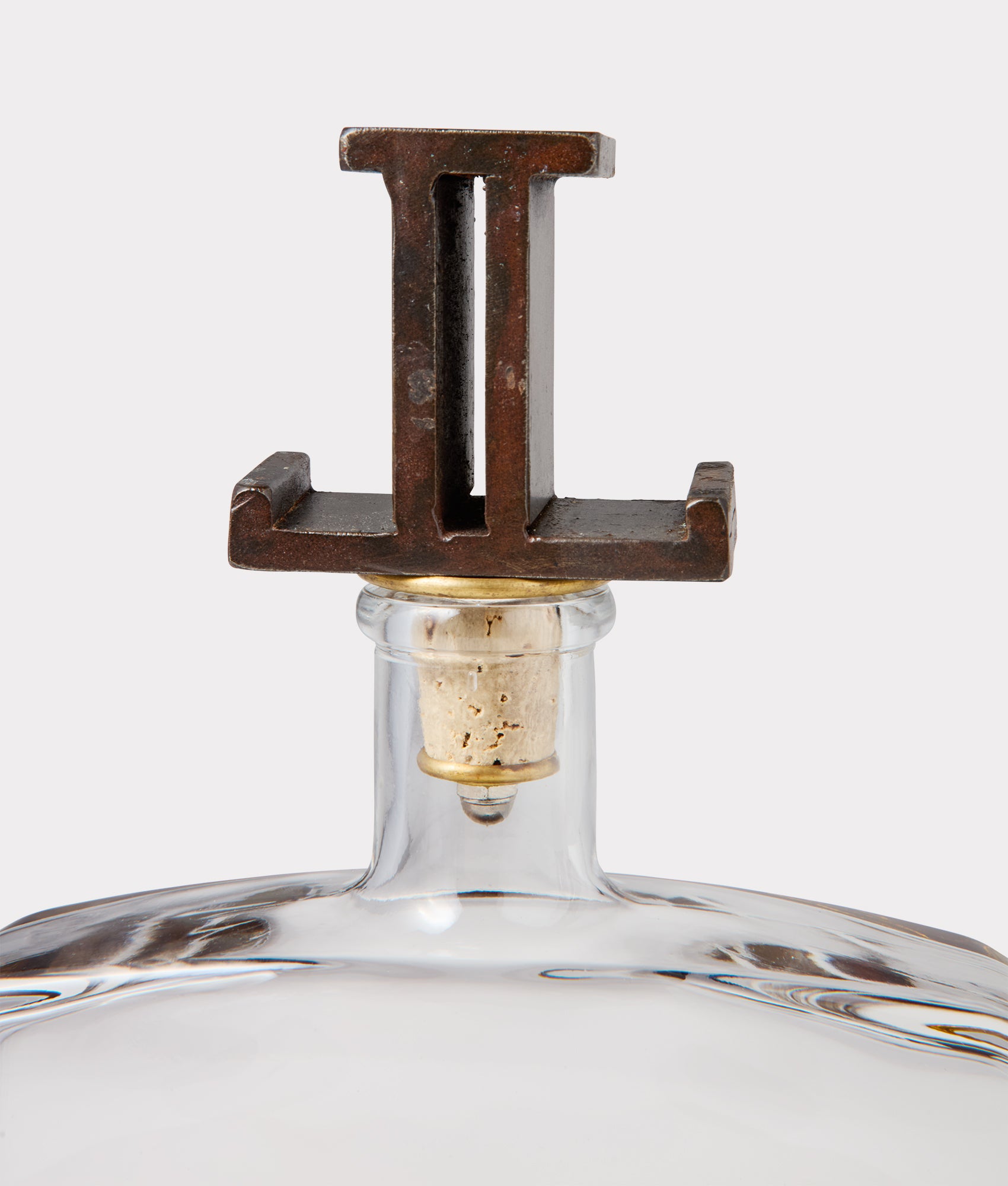 Mirrored L Decanter :: Iron - Image 2