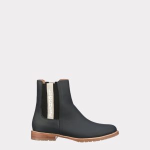 All-Weather Ladies Garden Boot :: Navy + Black