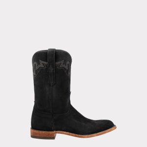 Sunset Suede :: Distressed Black