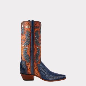 Women's Bluebonnet 140th Anniversary Boot :: Cavalry Blue
